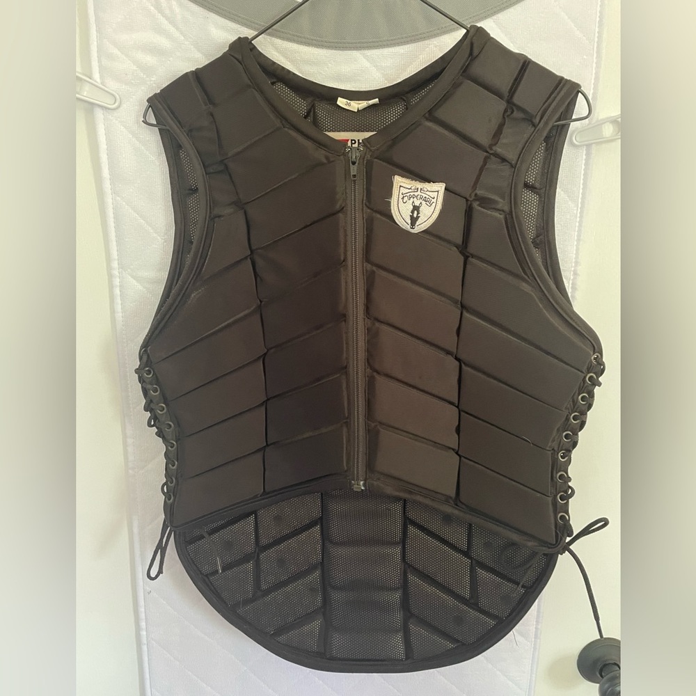 Tipperary safety eventing vest black 36 Small